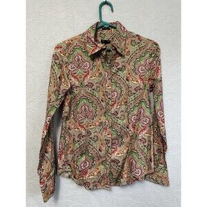 Talbots Size 4 Button Up Top E3